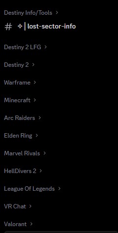 Voice Channel options for discord